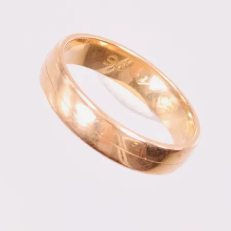 Ring, Ø19¾, gravyr, 18K 6,5g.