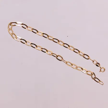 Armband, ankar, 20,5cm, bredd:4mm, 18K 3,5g.