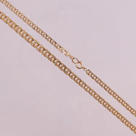 Collier, 45cm, bredd:4-5mm, 18K 12,4g.