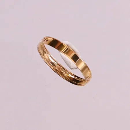 Ring, Ø20½, bredd:3mm, 18K 1,9g.