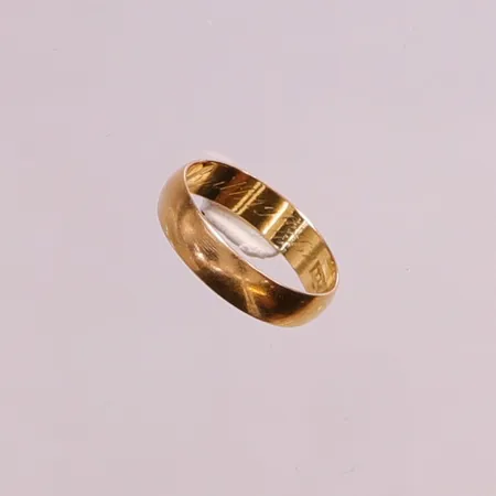 Ring, Ø18½, bredd:5mm, gravyr, 18K 3,4g.