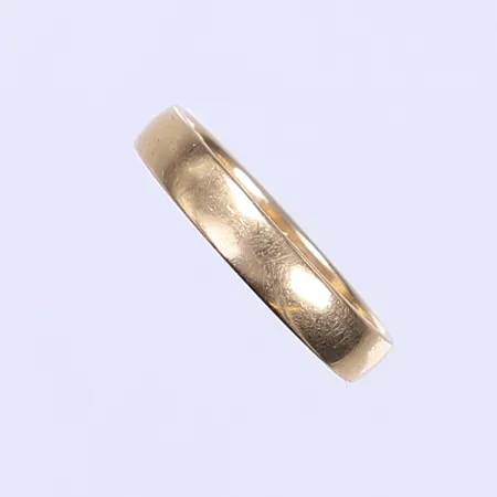 Ring, slät, 20, bredd 4mm, gravyr, 18K Vikt: 4 g