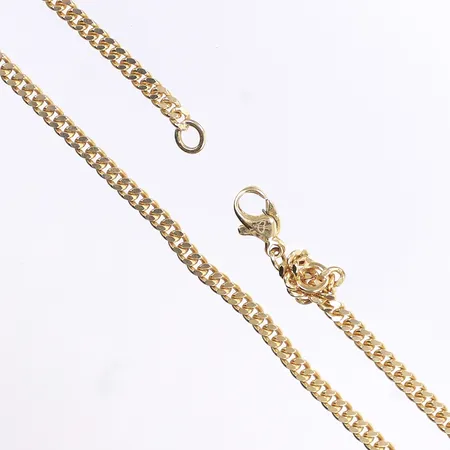 Halskedja, Pansar, 51,5cm, bredd 3,5mm, 18K Vikt: 21,7 g