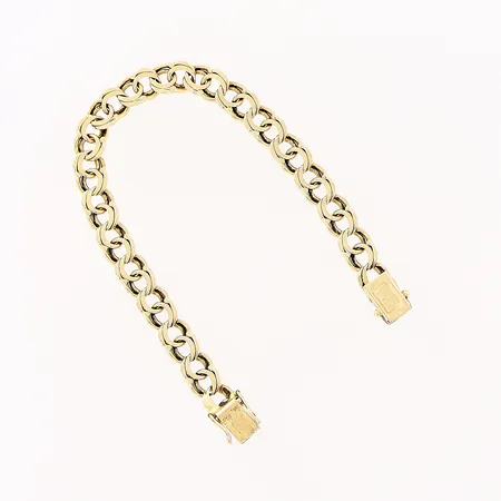 Armband, Bismarck, 19,5cm, bredd 8mm, 18K. Vikt: 23,1 g