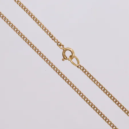 Kedja pansar, längd 75cm, bredd 2mm, 18K  Vikt: 10,3 g