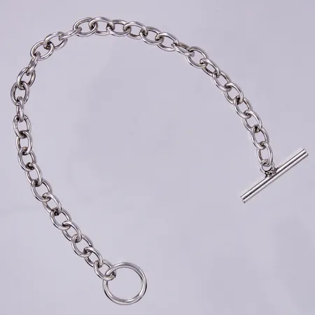 Armband längd ca 18,5cm, bredd ca 6mm, GHA 925/1000 silver Vikt: 12,8 g
