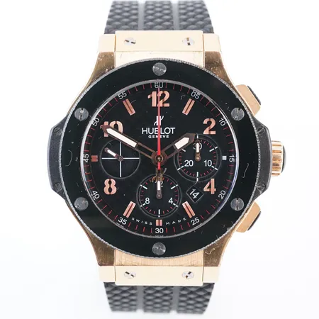 Herrur Hublot Big Bang 44, Ref: 301.PB.131.RX, serie nr: 807789, box & cert, 2st extra remmar