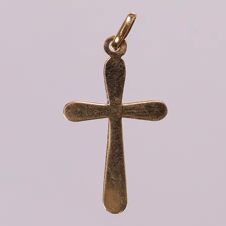 Hänge kors, ca 32x16mm inkl ögla. 18K Vikt: 1,7 g
