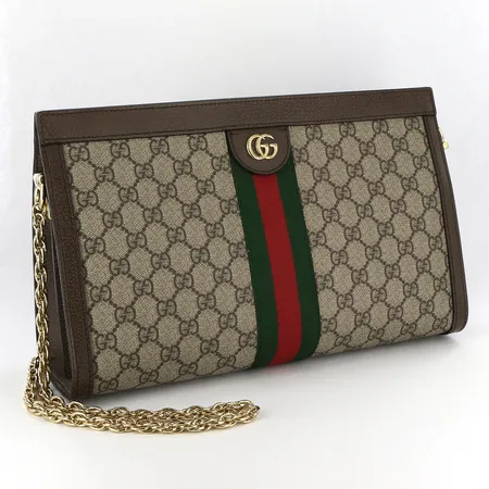 Väska Gucci Ophidia Chain Large, GG supreme 10x20x23cm #503876 #213317, inköpt år 2018, tillhörande axelkedja samt dustbag, nyskick Vikt: 0 g