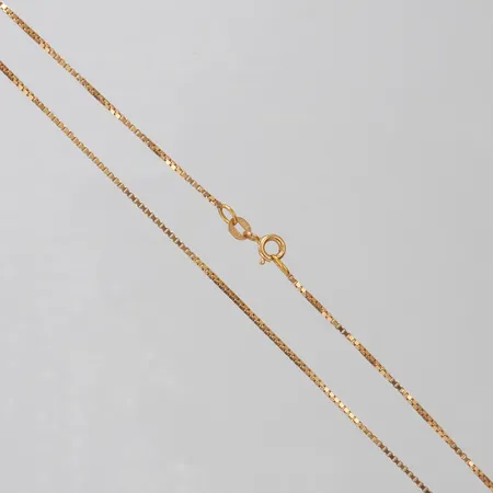 Kedja, Venezia, längd:42,5cm, bredd:1mm, 18K. Vikt: 4,1 g