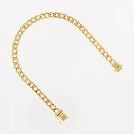 Armband Pansar, 20cm, bredd: 5,5mm, Balestra, GFAB, 18K  Vikt: 20,7 g