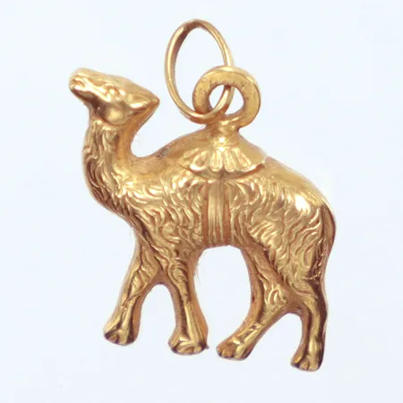 Hänge kamel,  1,5cm, 18k Vikt: 0,9 g