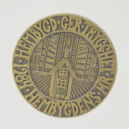 Medalj Hembygdens år 1984, Föreningsbanken Vikt: 102,9 g
