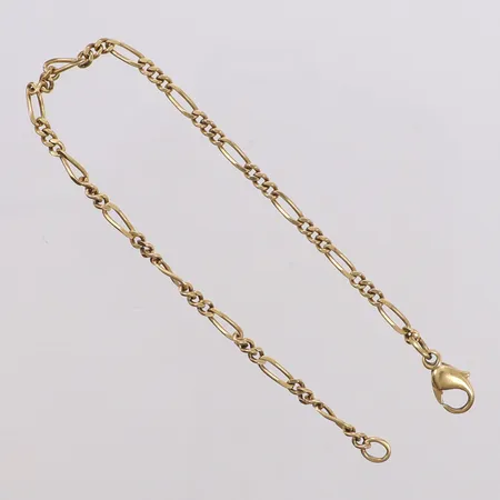 Armband figaro, längd 19cm, bredd 2,7mm, 18K  Vikt: 5 g