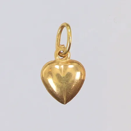 Hänge hjärta 7x14mm inklusive hängögla, 18K Vikt: 0,4 g