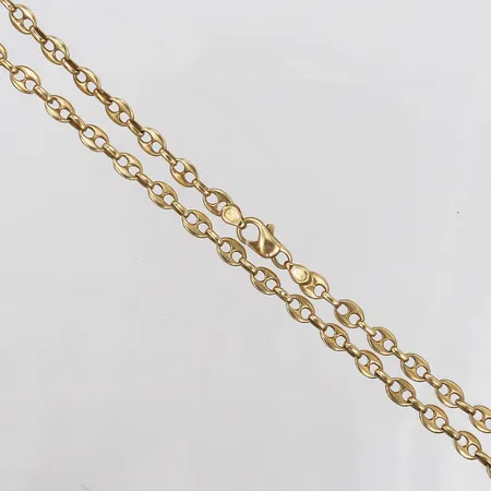 Kedja, Marina, längd 50cm, bredd 5mm, 18K guld. Vikt: 19,1 g