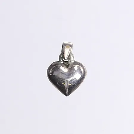 Hänge hjärta Ø10mm, silver 925/1000 Vikt: 0,7 g