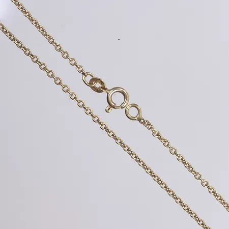Halskedja ankarlänk, 54cm, bredd 2mm, 18K Vikt: 6,1 g