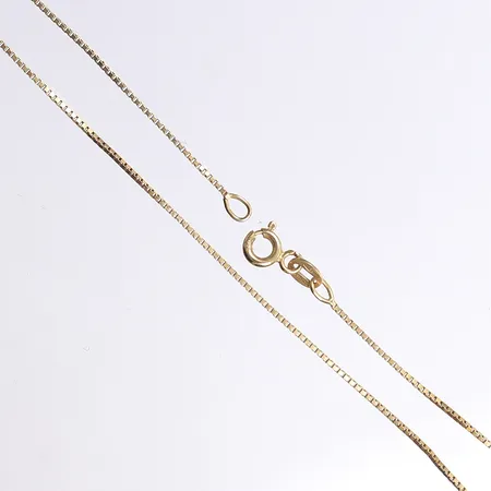 Halskedja Venezia, 42,5cm, bredd 0,8mm, 18K Vikt: 2,3 g