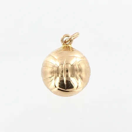 Hänge, boll, 17x10mm, 14K Vikt: 1,1 g