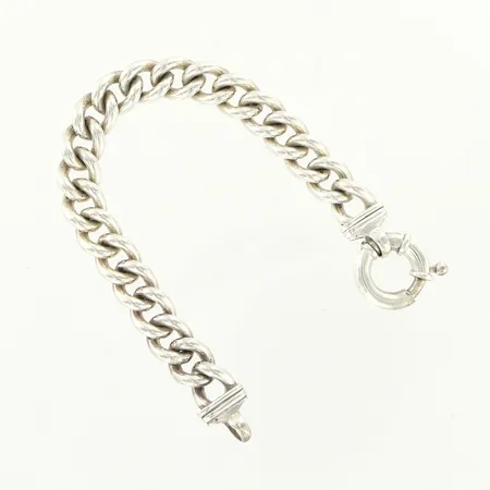 Armband Pansar, 19cm, bredd: 11mm, silver 925/1000 Vikt: 56 g