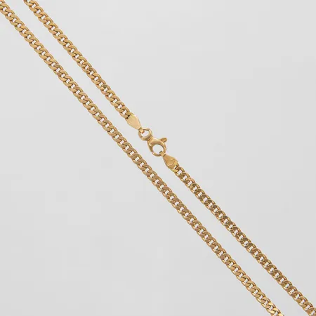 Kedja, Pansar, längd: 45,5cm, bredd: 2,6mm, ihålig, GFAB, 18K Vikt: 5,4 g