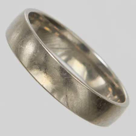 Ring, slät, Ø20¼, bredd:5mm, Schalins, personlig gravyr, palladium 500/1000. Vikt: 4,7 g
