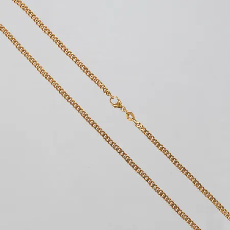 Kedja, Pansar, längd:50,5cm, bredd:2,5mm, 18K. Vikt: 14 g