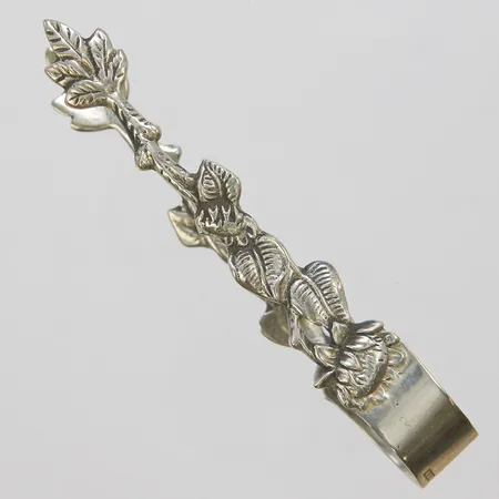 Sockertång, 8,5cm, svenska stämplar, 830/1000 silver Vikt: 17,6 g