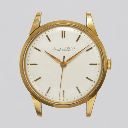 Herrur IWC Shaffhausen, 18K, manuell, 35mm, boettnr: 1266293, Cal. 89, verknr: 1255573, skadad urtavla, inga tillbehör.