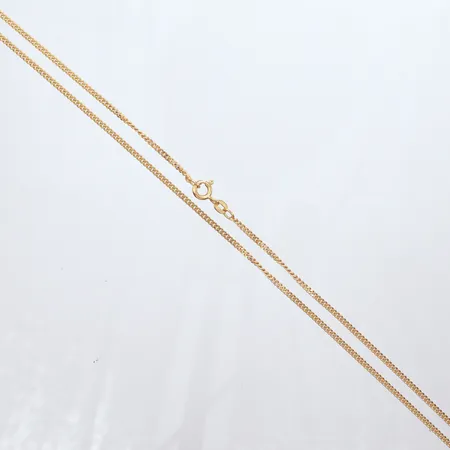 Kedja, Pansar, längd 55,5cm, bredd 1,80mm, 18K   Vikt: 7,6 g