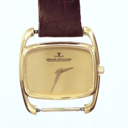   Herrur jaeger le coultre, Hermes Etrier 6147-21, mekanisk, saknas armband, 31 x 35mm, 18K, brutto  Vikt: 27,8 g