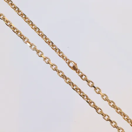 Ankarlänk, 49cm, bredd 2mm, (J&A) Jo-Ans Guld AB, Köping, 18K  Vikt: 18,9 g