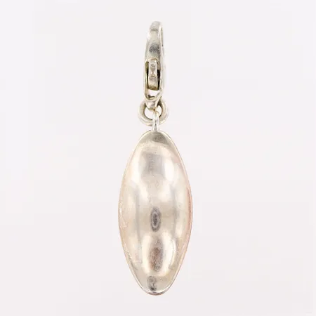 Hänge Georg Jensen, nr 37, karbinhake, 30x16mm, silver 925/1000. Vikt: 7,9 g