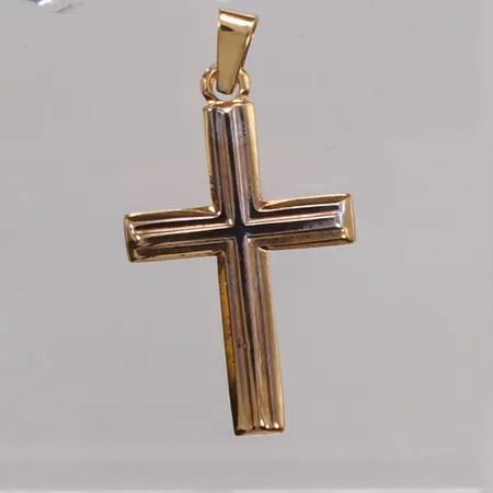 Hänge kors, 26x14mm, 18K Vikt: 0,4 g