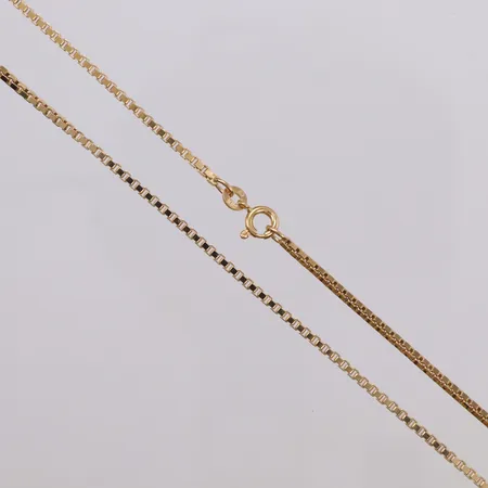 Kedja Venezia, 70,5cm, bredd: 1,7mm, importstämpel, 18K  Vikt: 17,3 g
