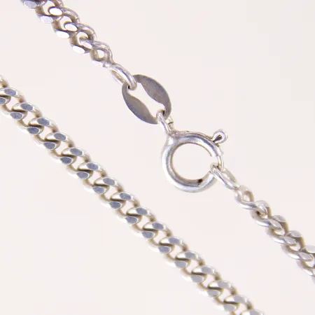 Kedja Pansar, längd 46cm, bredd 2,8mm, GHA, silver 925/1000.  Vikt: 9,3 g