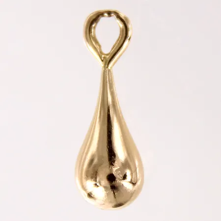 Hänge, droppe, 18x6mm, 18K  Vikt: 2,6 g