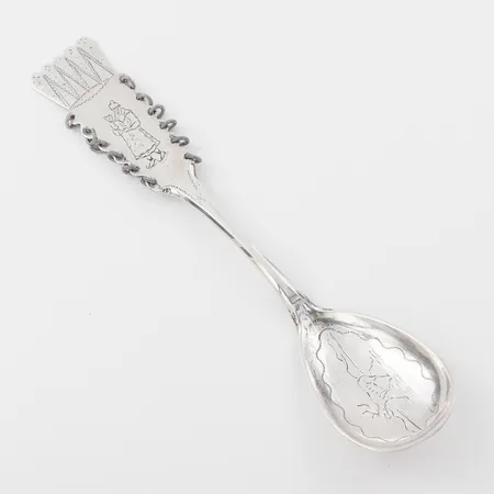 Sked , Fritz Olsson Luleå 1959, Silver, längd 17 cm. Vikt: 31,7 g