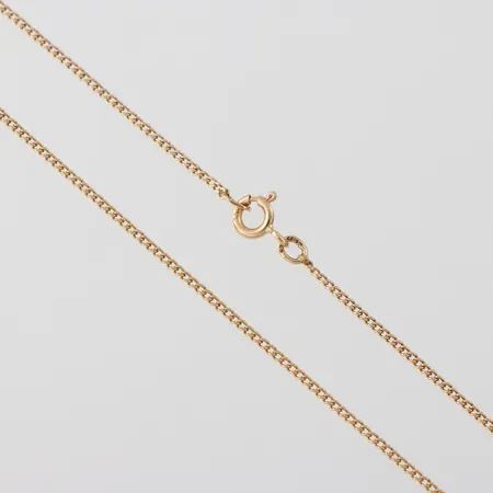 Collier Pansar, längd 44 cm, bredd 1.4 mm, 18k. Vikt: 3,1 g