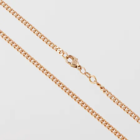 Collier Pansar, Balestra, längd ca 47 cm, bredd 3.2 mm, 18k. Vikt: 17,2 g