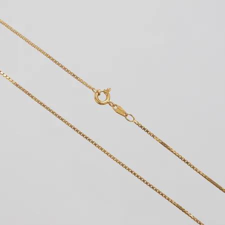 Kedja Venezia, längd ca 51cm, bredd ca 1,5mm, 18K Vikt: 5,7 g