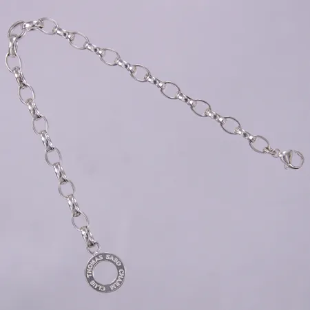 Armband, Thomas Sabo Charm Club, längd: ca 20,5cm, bredd: ca 2-6mm, 925/1000, silver  Vikt: 16,8 g