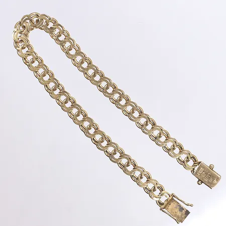 Armband Bismarck, 20,5cm, bredd 7mm, 18K Vikt: 14,3 g