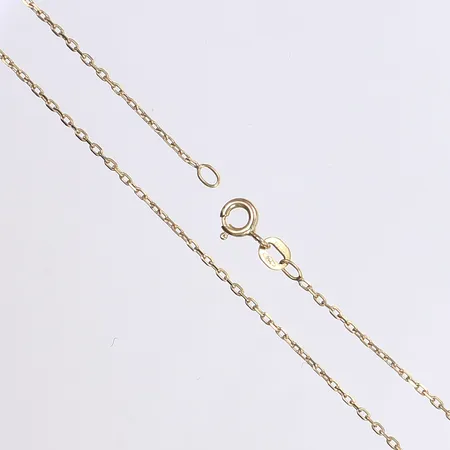 Halskedja ankarlänk, 42,5cm, bredd 1,2mm, 18K Vikt: 2,1 g