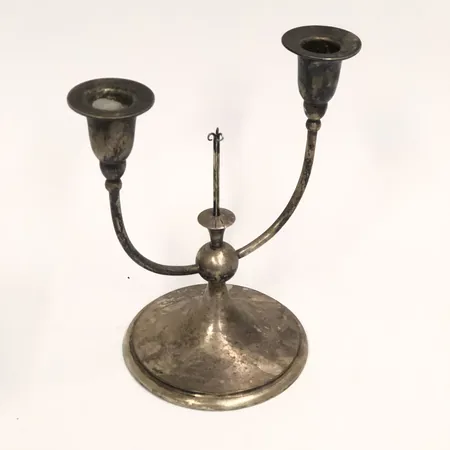 Ljusstake 20cm nysilver Vikt: 0 g