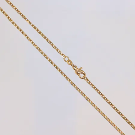 Kedja Ankarlänk 70cm bredd 0,5-2mm, solid, Balestra 18K  Vikt: 18 g