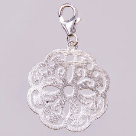 Hänge, längd: ca 3,5cm, bredd: ca 29mm, 925/1000 silver  Vikt: 4,1 g