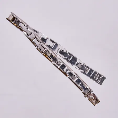 Armband, längd: ca 18,5cm, bredd: ca 7,5mm, Mexico, 925/100 silver  Vikt: 43,6 g
