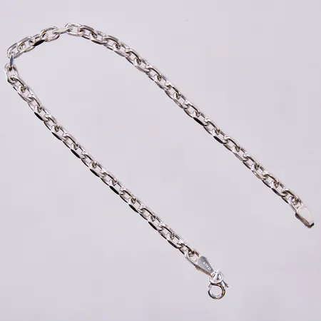 Armband Ankarlänk, längd: ca 21cm, bredd: ca 4mm, 925/1000 silver  Vikt: 8 g